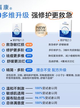 屈臣氏创福康胶原修护贴(第二代)25ml单片装舒缓敏感官方正品