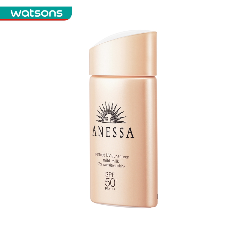 屈臣氏官方旗舰店【屈臣氏】安热沙水能户外防晒乳亲肤型SPF50+ 清爽持久防水防汗1