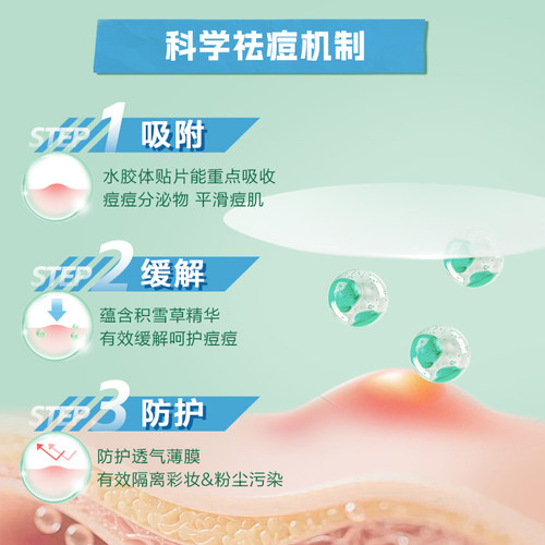 屈臣氏曼秀雷敦乐肤洁隐形净痘贴(日用26片+夜用26片) - 图2