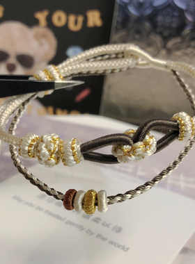 曼家卡龙同款美拉德手绳