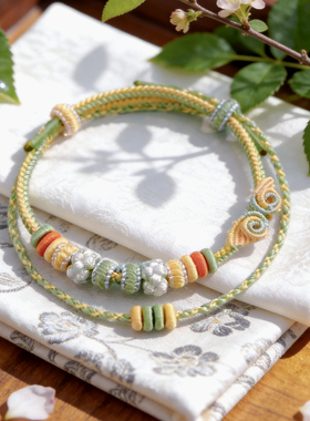 适用孔径2mm/3mm以上黄绿手绳