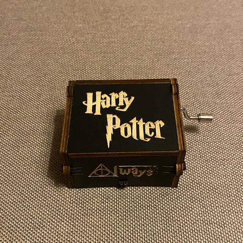 Музыкальная шкатулка, ретро гаджет, Гарри Поттер, подарок на день рождения