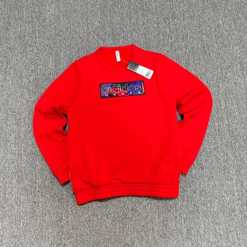 Adidas 阿迪达斯 男子运动卫衣圆领休闲黑色套头衫 GQ2833 GQ2834 - 图2