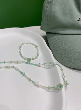 HUYA手作清凉薄荷项链原创设计