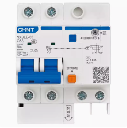 正泰空气开关带漏电保护器NXBLE-63空开32a三相四线漏保63a断路器 - 图2