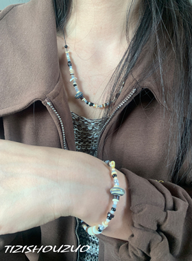 提子手作原创山涧高品质串珠手链