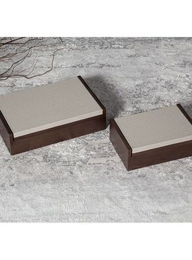 手链项链手串玉手镯子收纳盒皮便携皮质珠宝翡翠胡桃木装饰首饰盒