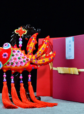 手工装饰挂件中国风特色刺绣