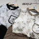 ສະຫວັດດີການຂອງເດັກນ້ອຍ Summer Vest Cropped Pants Rayon Suit
