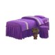 Beauty bed beauty salon special cover four-piece Nordic style massage therapy bed cover with hole shampoo bed bed cover massage
