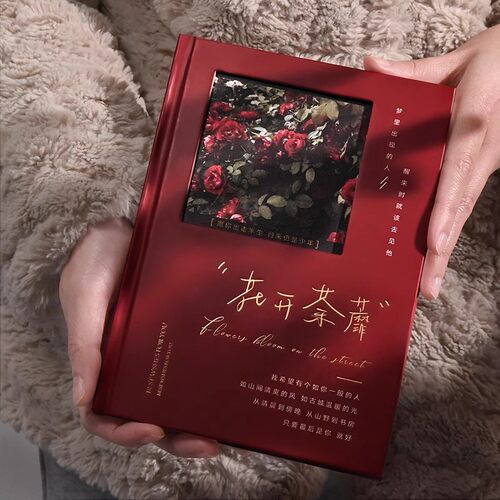 文艺笔记本子ins高颜值学生加厚硬壳日记本小清新横线摘抄记录本 - 图0