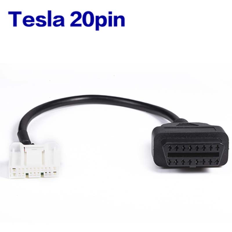 适用于特斯拉Tesla ModeL3 /Y 12PIN 20PIN 26PIN to OBD2转换线 - 图2