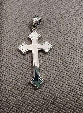 925纯银流行饰品十字架吊坠