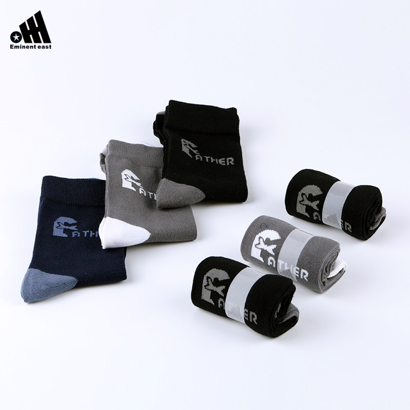 卓东高筒四季提花个性男士休闲袜 eminenteast短袜/打底袜/丝袜/美腿袜