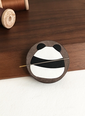 原创牛皮超强磁力针吸 可爱冰箱贴 真皮多层加厚创意礼物刺绣针吸
