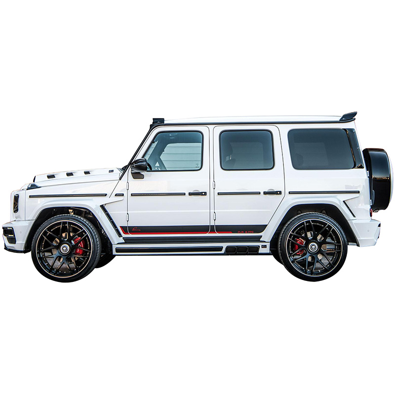 适用于奔驰G63车贴拉花AMG W463 G500 G350D G55改装饰侧裙贴纸花-图3