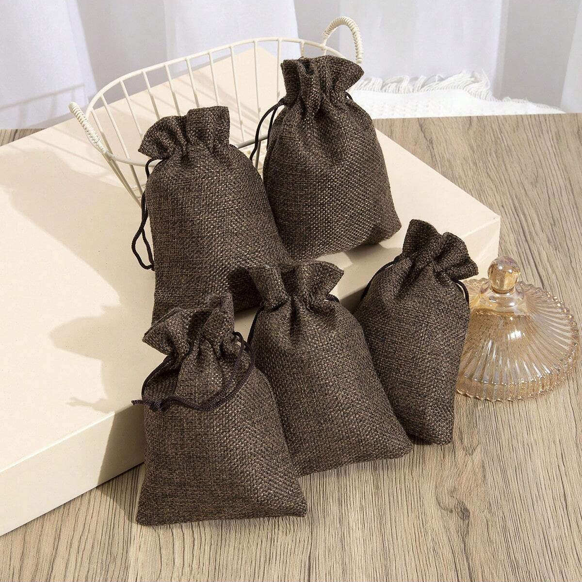 麻布束口袋抽绳布袋透气咖啡渣收纳袋香囊袋香包可装粉末不漏粉,淘宝优惠券,粉丝福利购,淘宝优惠卷