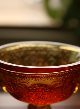 禅悦佛艺琉璃吉祥七宝石琥珀色