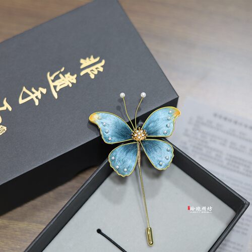 苏州非遗手工绒花胸针中式蚕丝汉服旗袍配饰送妈妈老师毕业季礼物 - 图3