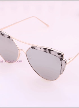 圆脸明星款韩国复古大框个性墨镜