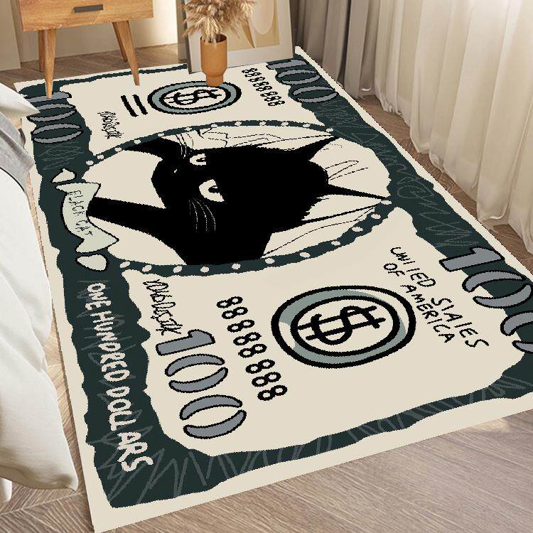 卧室地毯床边毯防滑加厚毛绒阳台卡通床下房间家用可爱儿童小地垫,淘宝优惠券,粉丝福利购,淘宝优惠卷