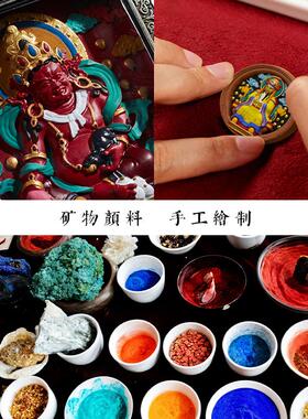 朱砂立体唐卡吊坠本命佛