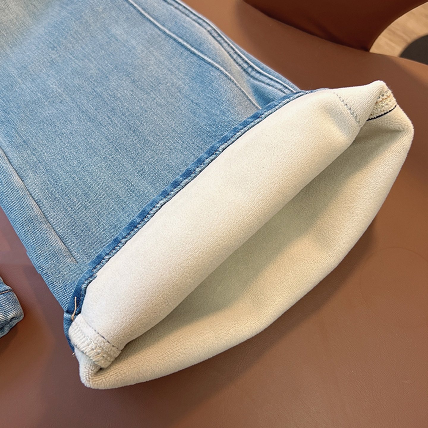 微喇牛仔裤女秋冬加绒加厚弹力复古喇叭裤女童显瘦修小个子童装潮,淘宝优惠券,粉丝福利购,淘宝优惠卷