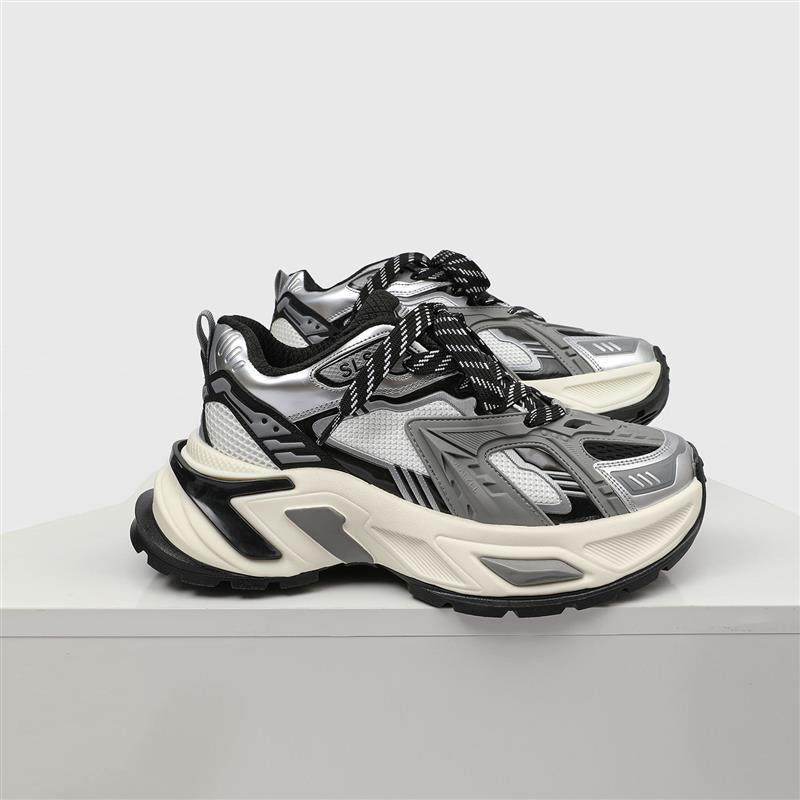 6增高水狼蛛机甲老爹鞋男女2025新款夏季厚底覆古休闲 运动跑鞋,淘宝优惠券,粉丝福利购,淘宝优惠卷