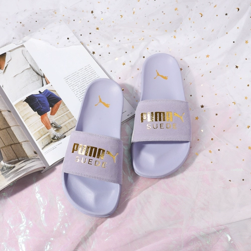 Puma, спортивные мужские тапочки подходит для мужчин и женщин, мюли, с печатью вашего логотипа, для влюбленных, подходят для носки на улице