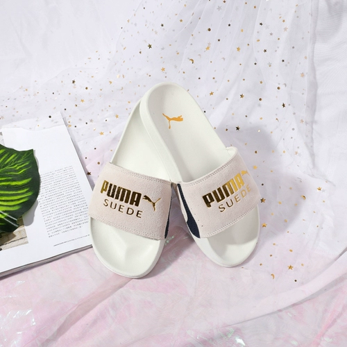 Puma, спортивные мужские тапочки подходит для мужчин и женщин, мюли, с печатью вашего логотипа, для влюбленных, подходят для носки на улице