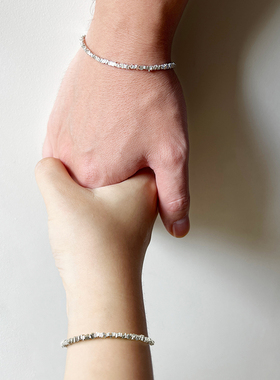 s925银子几两复古手工闪亮手链