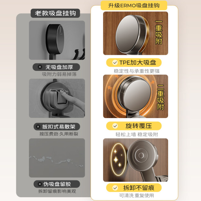 Strong suction cup without marks