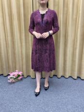 Одежда для дам 中年秋装婚礼宴连衣裙喜婆婆喜妈妈礼服中老年女装阔太太洋气裙子