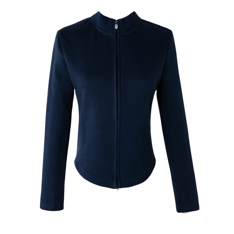 菲梦伊德绒白色夹克衫短外套女冬季时尚立领修身休闲显瘦运动上衣,淘宝优惠券,粉丝福利购,淘宝优惠卷