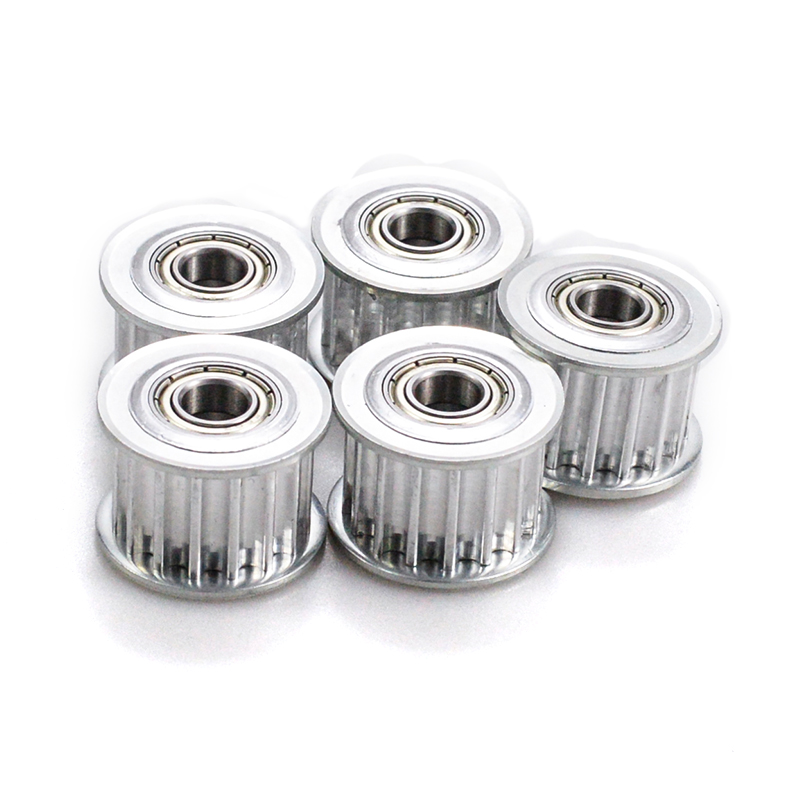 XL24齿 齿宽11/14/16/21 双侧轴承惰轮涨紧轮 同步皮带轮 - 图3