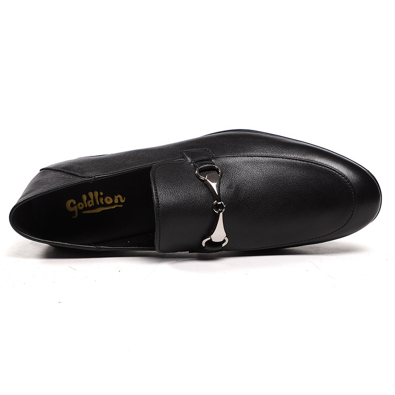 金利来男鞋2024秋季新款专柜正品鞋套脚软面商务休闲皮鞋男乐福鞋,淘宝优惠券,粉丝福利购,淘宝优惠卷