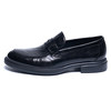 Goldlion hand-scratch pattern business casual leather shoes for men