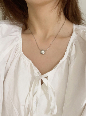简约小众设计感锁骨链百搭