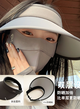 户外出游女夏季遮阳帽防晒