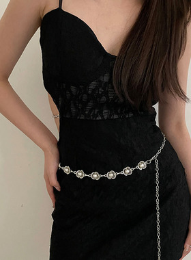 女小香风金属韩版腰链jk制服配饰