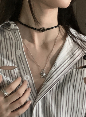 女星星锁骨链韩版个性百搭