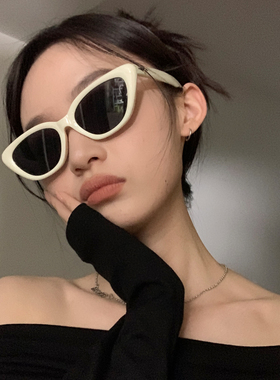 猫眼复古女遮阳墨镜偏光