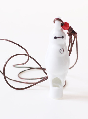 原创陶瓷口哨可调节学生项链