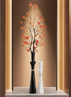 入户玄关细长高级感花瓶摆件