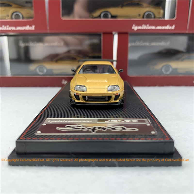 IG 1:64 丰田 Supra (JZA80) RZ金色 IG1866 现货 汽车模型 - 图0