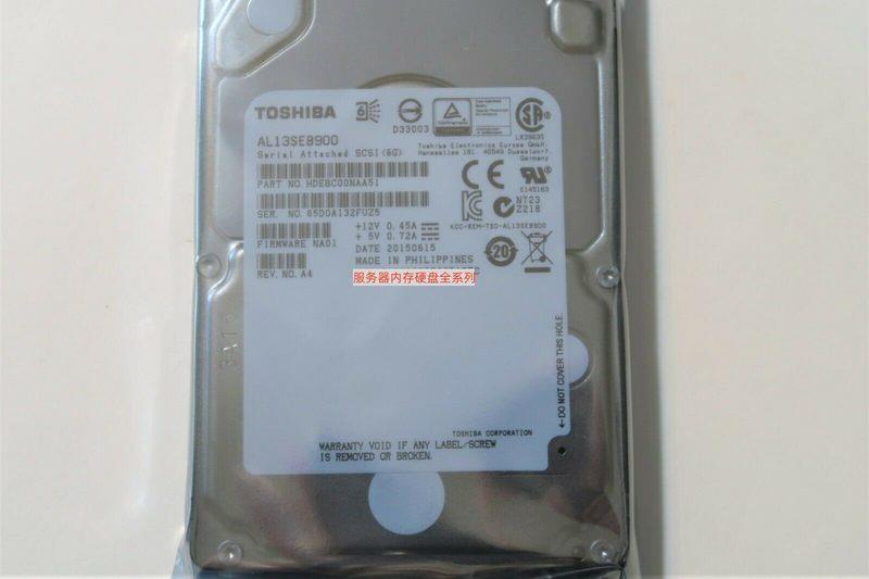 Toshiba东芝浪潮900G SAS 2.5 10K 12G 64M AL13SEB900服务器硬盘 - 图0