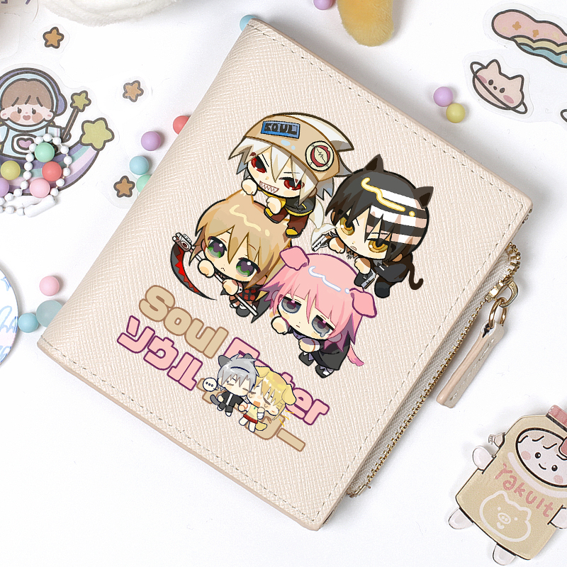 噬魂师周边动漫卡通钱包女二次元ins风小众设计玛嘉soul同人谷子 - 图0