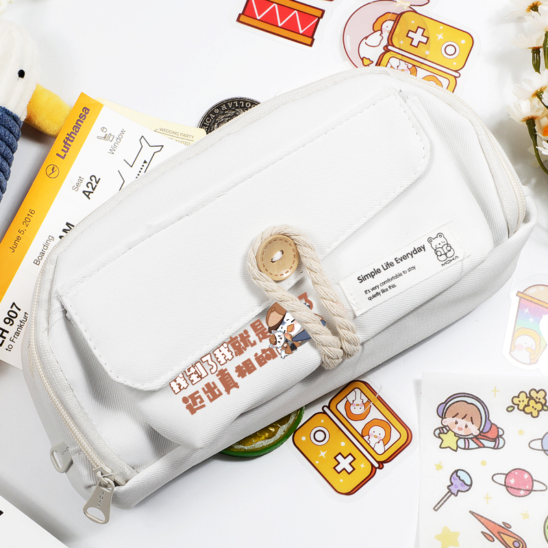 神探周边迈克狐同人谷子 多罗 二次元动漫学生笔袋文具袋盒收纳 - 图1