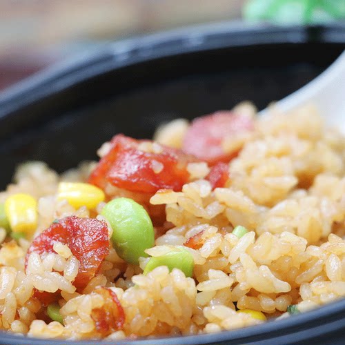 整箱正大广式腊味炒饭冷冻方便米饭微波调理米饭西餐330g*16盒 - 图0