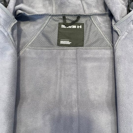 Under Armor UA men's autumn and winter warm outdoor fleece hooded sports jacket 1389304